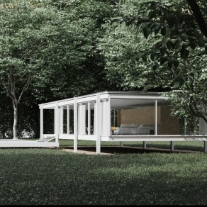 现代极简光影交错户外露营